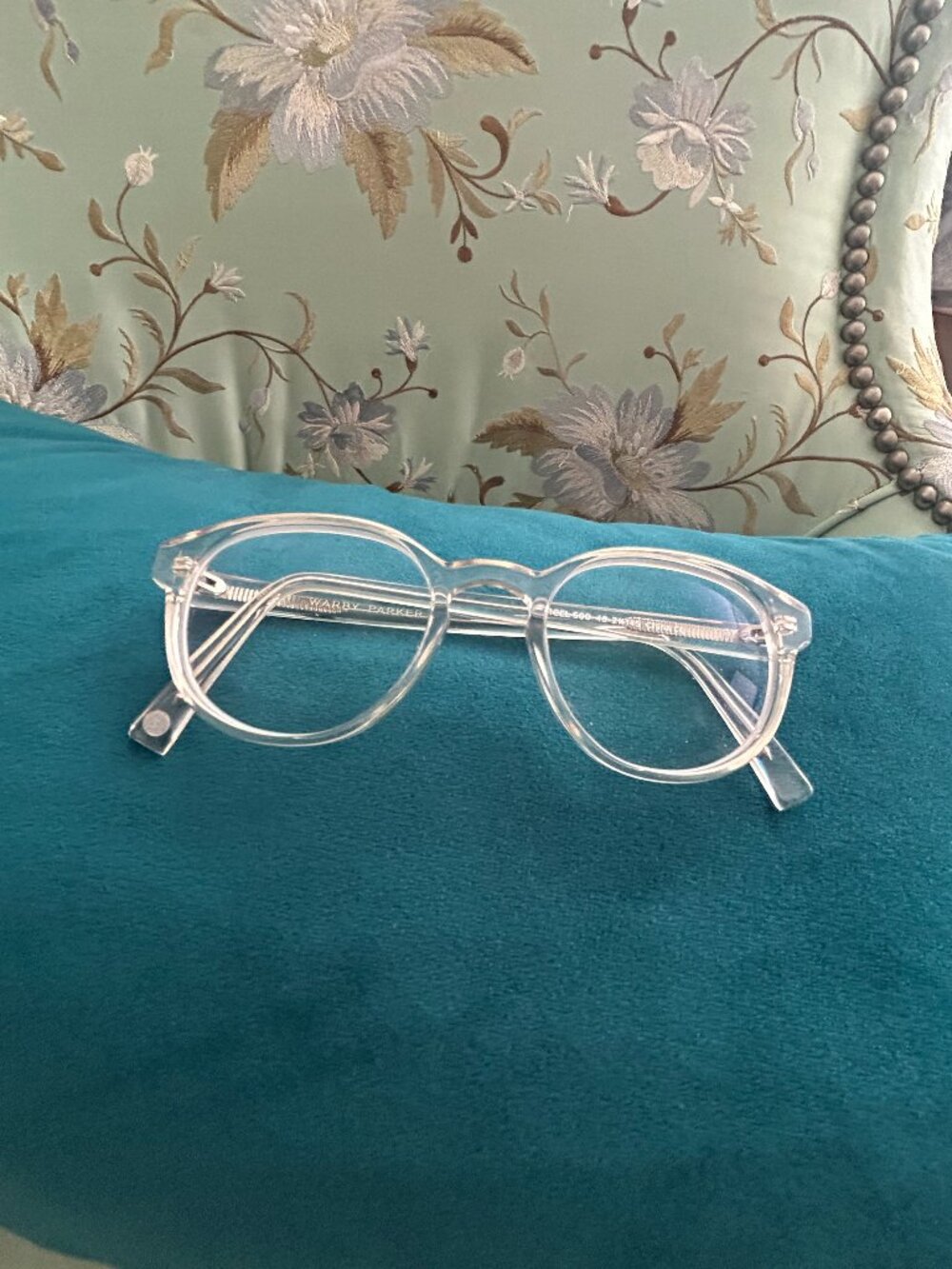 Warby Parker Percel Narrow Translucent Glasses